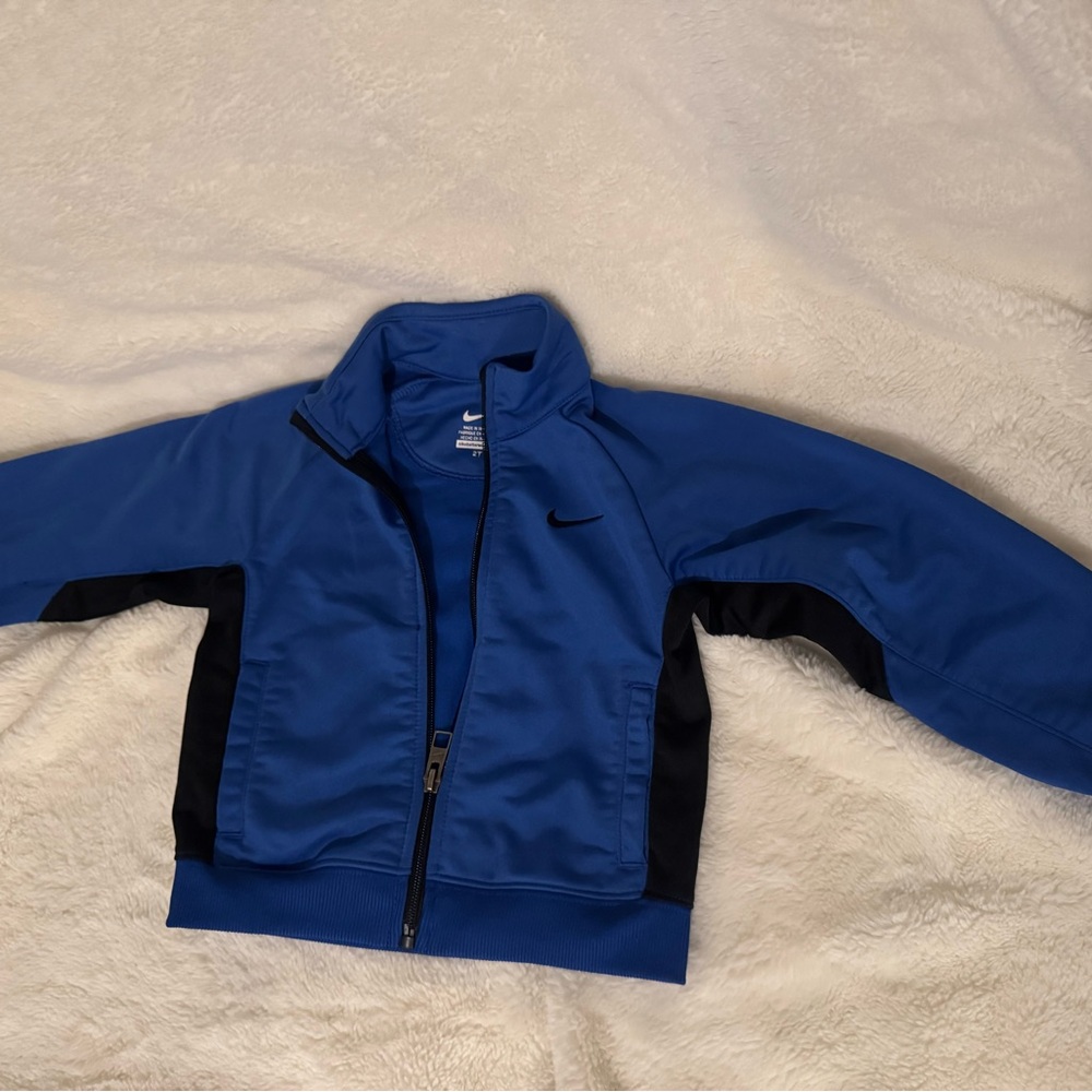 Nike Kids Royal Blue and Black Track Jacket